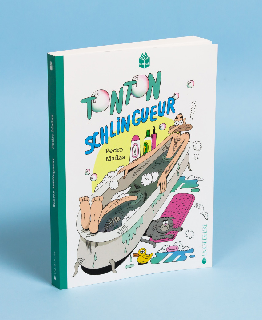 Illustration de Estocafich de la couverture du roman Tonton Schlingueur, aux éditions La joie de lire