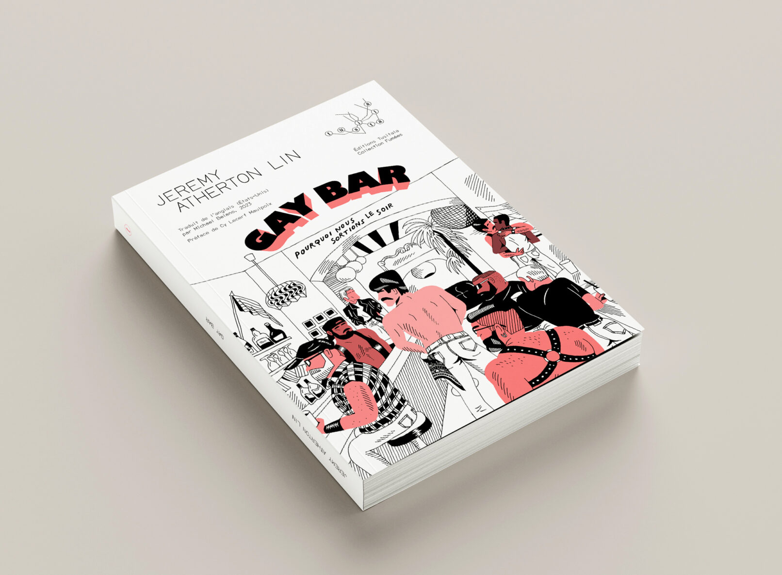 Illustration d'Estocafich pour le livre Gay Bar de Jeremy Atherton Lin aux éditions Tusitala