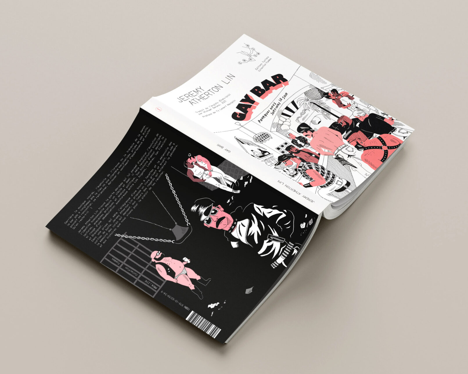 Illustration d'Estocafich pour le livre Gay Bar de Jeremy Atherton Lin aux éditions Tusitala