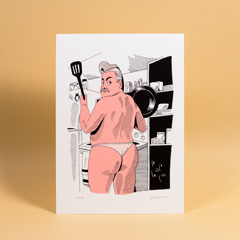 Sérigraphie Ridiculosos par Estocafich