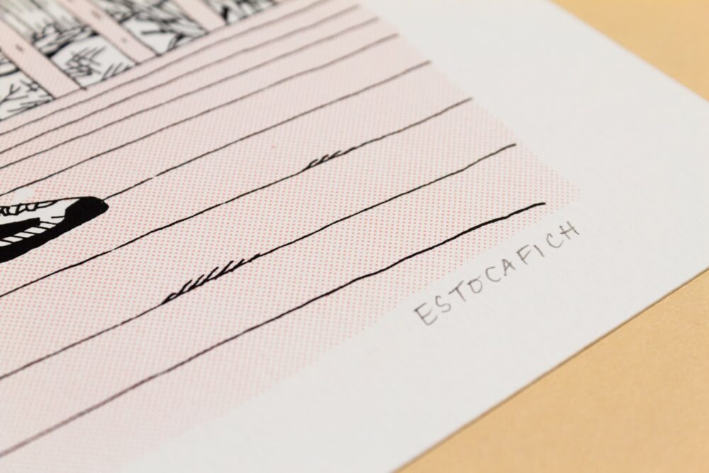 Sérigraphie Ridiculosos par Estocafich