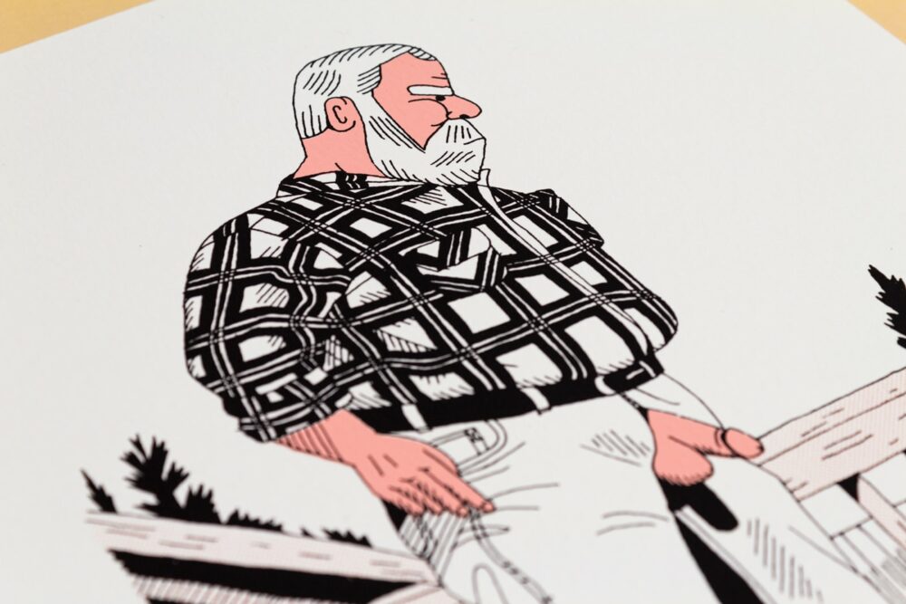 Sérigraphie Ridiculosos par Estocafich