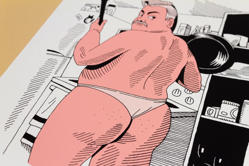 Sérigraphie Ridiculosos par Estocafich